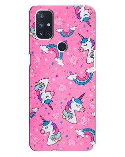 Чохол для OnePlus Nord 10 5G з картинкою «Unicorn паттерн рожевий» Чохол для OnePlus Nord 10 5G з картинкою «Unicorn паттерн рожевий»