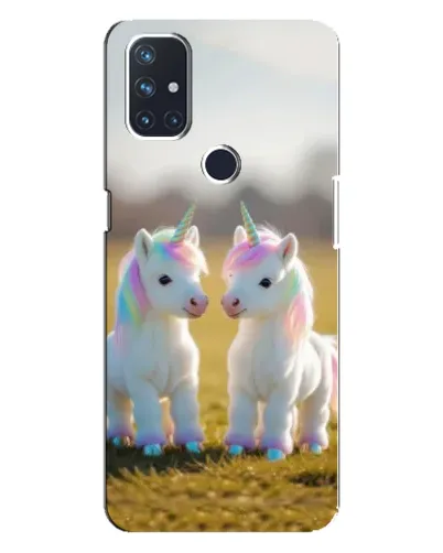 Чехол для OnePlus Nord 10 5G с картинкой «Пара единорогов» Чехол для OnePlus Nord 10 5G с картинкой «Пара единорогов»