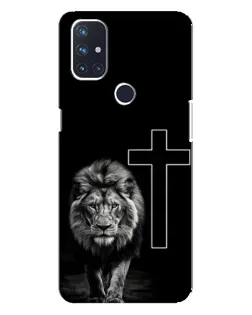 Чехол для OnePlus Nord 10 5G с картинкой «Лев и Крест» Чехол для OnePlus Nord 10 5G с картинкой «Лев и Крест»