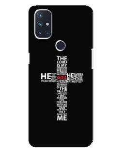 Чехол для OnePlus Nord 10 5G с картинкой «Текстовый крест»