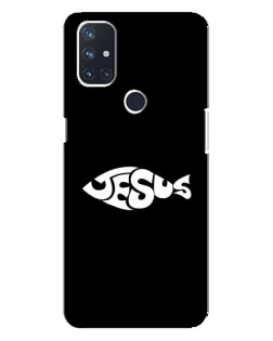 Чехол для OnePlus Nord 10 5G с картинкой «Рыба Jesus»
