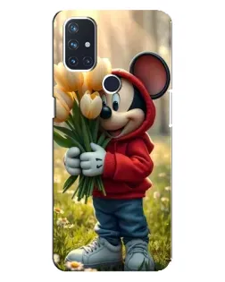 Чохол для OnePlus Nord 10 5G з картинкою «Міккі з тюльпанами» Чохол для OnePlus Nord 10 5G з картинкою «Міккі з тюльпанами»