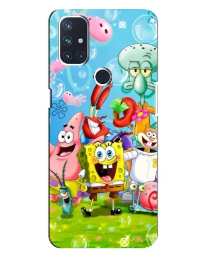 Чехол для OnePlus Nord 10 5G с картинкой «Губка Боб и друзья» Чехол для OnePlus Nord 10 5G с картинкой «Губка Боб и друзья»