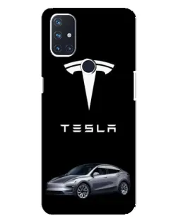 Чохол для OnePlus Nord 10 5G з картинкою «Tesla Model Y»