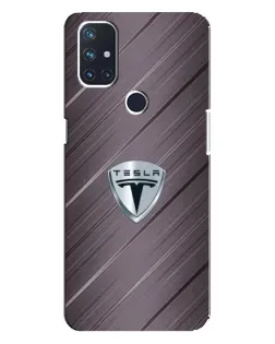 Чохол для OnePlus Nord 10 5G з картинкою «Металева текстура Tesla»