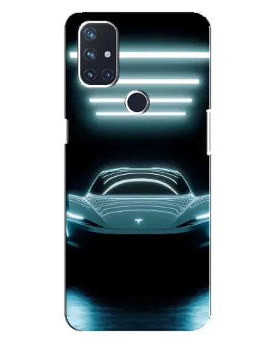 Чохол для OnePlus Nord 10 5G з картинкою «Tesla в неоні» Чохол для OnePlus Nord 10 5G з картинкою «Tesla в неоні»
