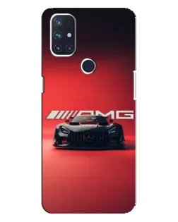 Чехол для OnePlus Nord 10 5G с картинкой «Mercedes AMG — красная линия»