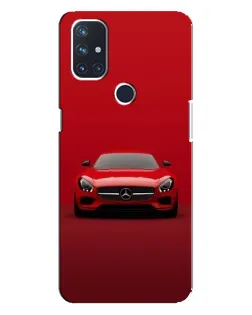 Чехол для OnePlus Nord 10 5G с картинкой «Красный Mercedes AMG»