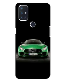 Чехол для OnePlus Nord 10 5G с картинкой «Mercedes — неоновый лого»