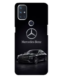 Чехол для OnePlus Nord 10 5G с картинкой «Mercedes — решетка радиатора»