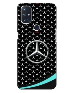 Чехол для OnePlus Nord 10 5G с картинкой «Mercedes — бирюзовый акцент»