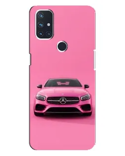 Чехол для OnePlus Nord 10 5G с картинкой «Розовый Mercedes AMG» Чехол для OnePlus Nord 10 5G с картинкой «Розовый Mercedes AMG»