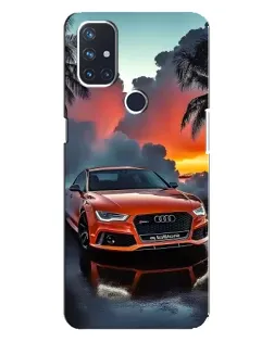 Чохол для OnePlus Nord 10 5G з картинкою «Audi — захід сонця»