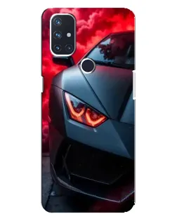 Чехол для OnePlus Nord 10 5G с картинкой «Lamborghini красное сияние»