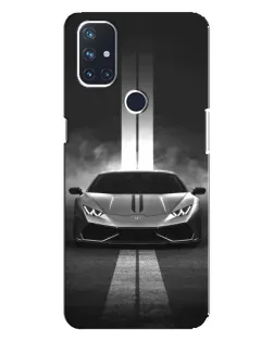 Чехол для OnePlus Nord 10 5G с картинкой «Lamborghini симметрия дорог»