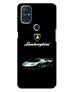 Чехол для OnePlus Nord 10 5G с картинкой «Логотип Lamborghini классика»