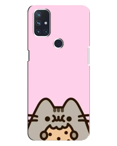 Чехол для OnePlus Nord 10 5G с картинкой «Pusheen и печенье»