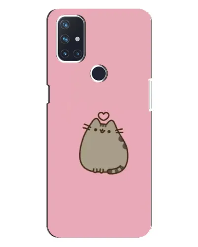 Чехол для OnePlus Nord 10 5G с картинкой «Pusheen сердце»
