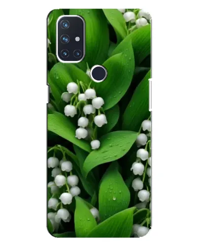 Чехол для OnePlus Nord 10 5G с картинкой «Ландыши в зелени»
