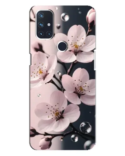 Чехол для OnePlus Nord 10 5G с картинкой «Нежная сакура и капли» Чехол для OnePlus Nord 10 5G с картинкой «Нежная сакура и капли»