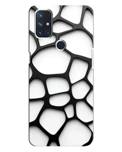 Чехол для OnePlus Nord 10 5G с картинкой «Белая объемная сетка» Чехол для OnePlus Nord 10 5G с картинкой «Белая объемная сетка»