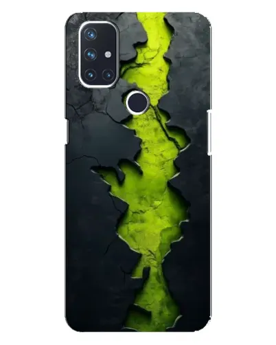 Чехол для OnePlus Nord 10 5G с картинкой «Салатовый разлом скалы» Чехол для OnePlus Nord 10 5G с картинкой «Салатовый разлом скалы»