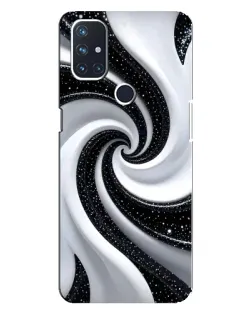 Чехол для OnePlus Nord 10 5G с картинкой «Черно-белая спираль» Чехол для OnePlus Nord 10 5G с картинкой «Черно-белая спираль»