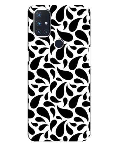 Чехол для OnePlus Nord 10 5G с картинкой «Контрастные черные капли» Чехол для OnePlus Nord 10 5G с картинкой «Контрастные черные капли»