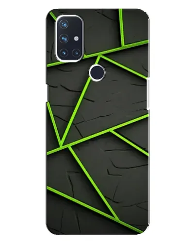 Чехол для OnePlus Nord 10 5G с картинкой «Зеленые геометрические линии» Чехол для OnePlus Nord 10 5G с картинкой «Зеленые геометрические линии»