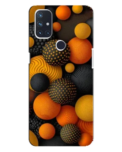 Чехол для OnePlus Nord 10 5G с картинкой «Объемные оранжевые сферы» Чехол для OnePlus Nord 10 5G с картинкой «Объемные оранжевые сферы»