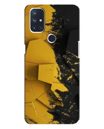 Чехол для OnePlus Nord 10 5G с картинкой «Золотые осколки геометрии» Чехол для OnePlus Nord 10 5G с картинкой «Золотые осколки геометрии»
