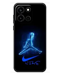 Чохол для OnePlus Turbo 6 з картинкою «Jordan Neon Blue»