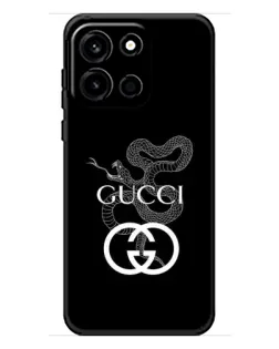 Чохол для OnePlus Turbo 6 з картинкою «Gucci — срібна змія»