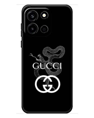 Чохол для OnePlus Turbo 6 з картинкою «Gucci — срібна змія»