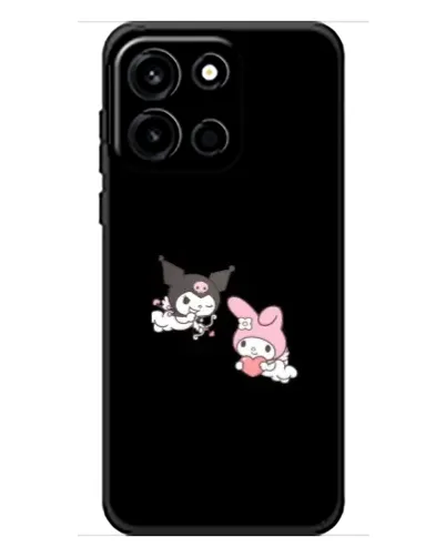 Чехол для OnePlus Turbo 6 с картинкой «My Melody и Kuromi»