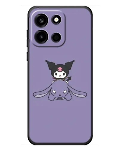 Чехол для OnePlus Turbo 6 с картинкой «Kuromi на лиловом фоне»