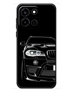 Чохол для OnePlus Turbo 6 з картинкою «Темний силует BMW»