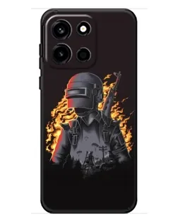 Чохол для OnePlus Turbo 6 з картинкою «PUBG — вогняний силует»
