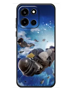 Чохол для OnePlus Turbo 6 з картинкою «Десант PUBG — стрибок»