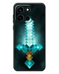Чохол для OnePlus Turbo 6 з картинкою «Алмазний меч неон»
