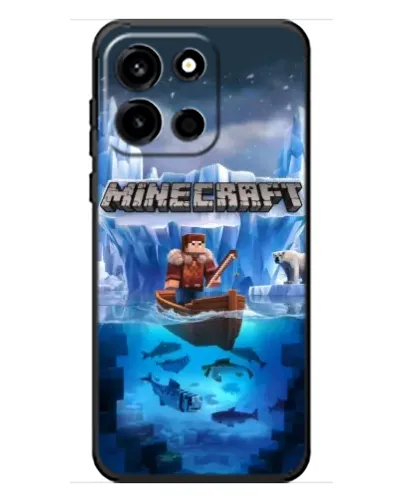 Чохол для OnePlus Turbo 6 з картинкою «Minecraft льодянийсвіт»