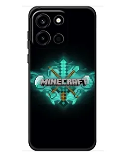 Чохол для OnePlus Turbo 6 з картинкою «Minecraft Diamond лого»