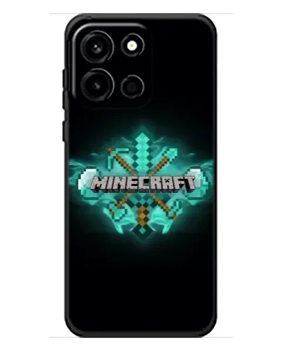 Чохол для OnePlus Turbo 6 з картинкою «Minecraft Diamond лого»