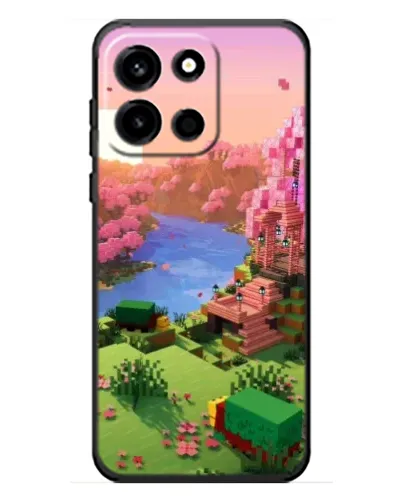 Чохол для OnePlus Turbo 6 з картинкою «Рожеве дерево Minecraft»