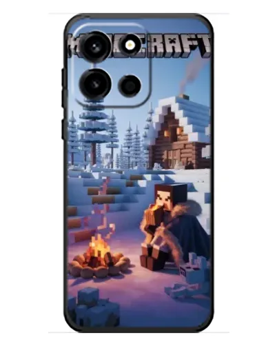 Чохол для OnePlus Turbo 6 з картинкою «Зимовий Minecraft»