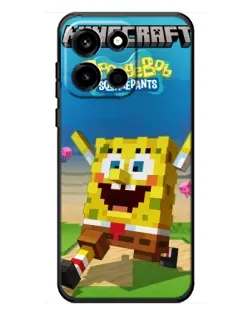 Чехол для OnePlus Turbo 6 с картинкой «Губка Боб Minecraft» Чехол для OnePlus Turbo 6 с картинкой «Губка Боб Minecraft»