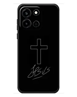 Чехол для OnePlus Turbo 6 с картинкой «Графический крест Jesus»