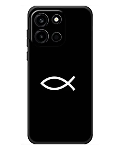 Чохол для OnePlus Turbo 6 з картинкою «Символ риби Jesus» Чохол для OnePlus Turbo 6 з картинкою «Символ риби Jesus»