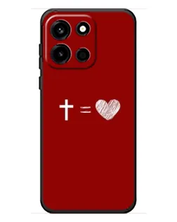 Чехол для OnePlus Turbo 6 с картинкой «Уравнение любви»