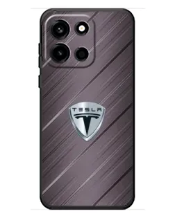 Чохол для OnePlus Turbo 6 з картинкою «Металева текстура Tesla»